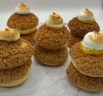 פחזניות פריכות במילוי קרם וניל ולימון